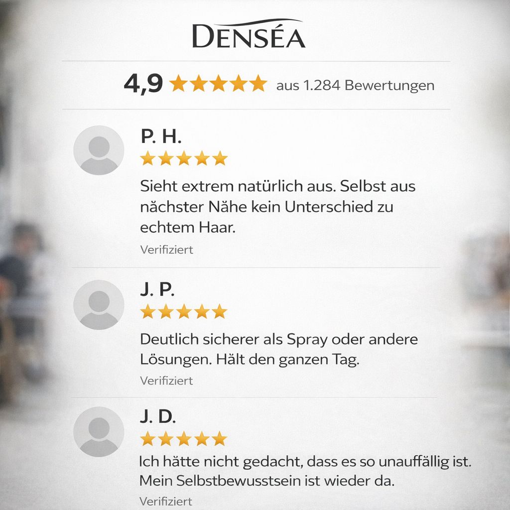 Densea™ Haarpuder – Deckt kahle Stellen sofort