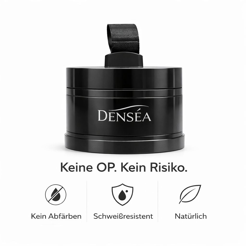 Densea™ Haarpuder – Deckt kahle Stellen sofort