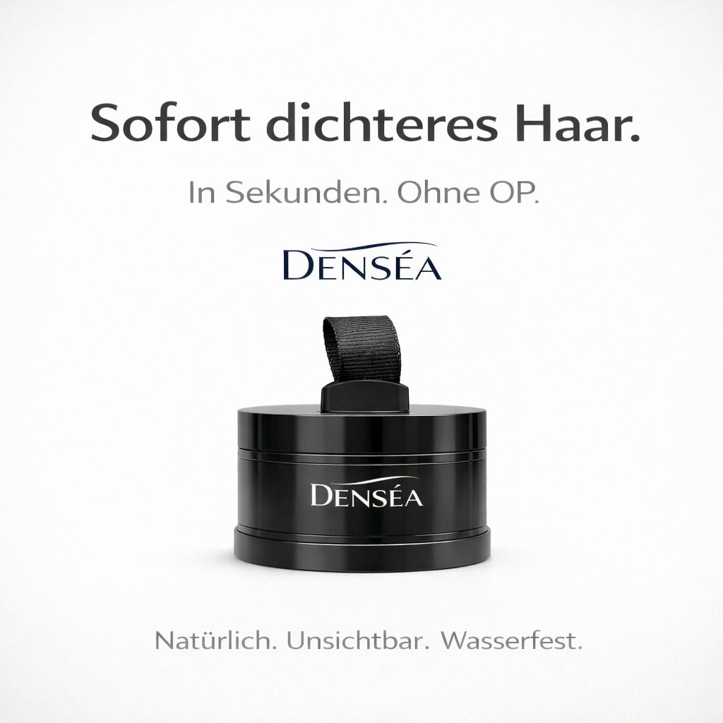 Densea™ Haarpuder – Deckt kahle Stellen sofort