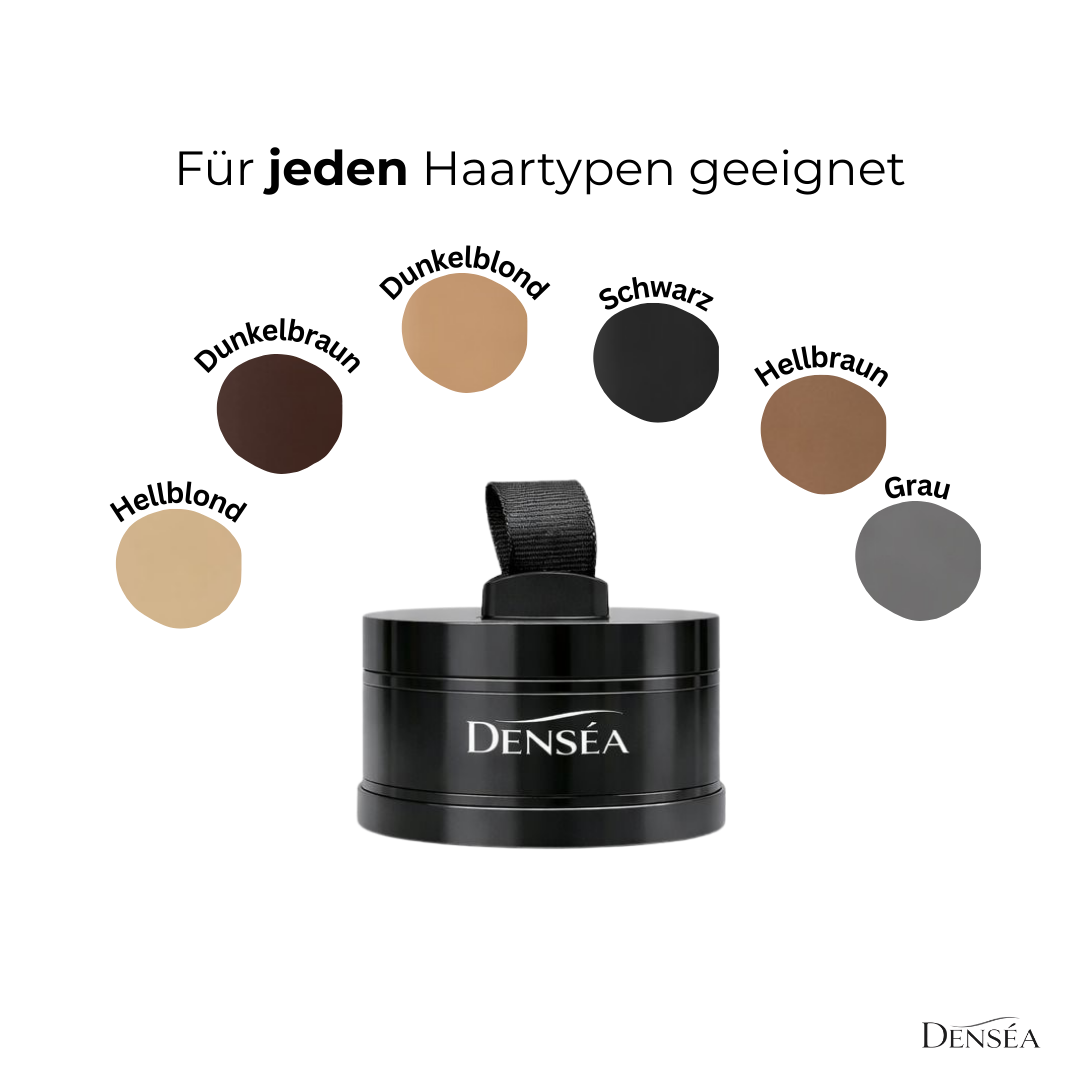 Densea™ Haarpuder – Deckt kahle Stellen sofort
